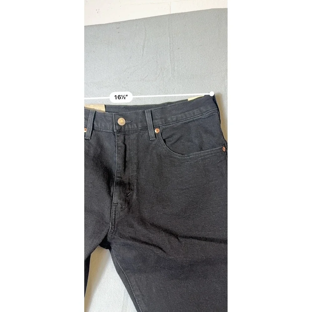 Levi's 517 Bootcut Men Jeans 34x30 Black NWT Slim Fit Denim 00517-3064